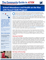 First page of the Hawai`i Keiki School-based Health Centers In Action story