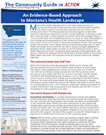 First page of the Montana Public Health In Action story