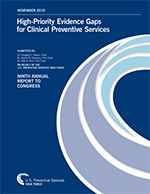 Cover of the 2019 USPSTF Annual Report to Congress