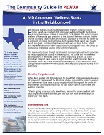 First page of the MD Anderson Worksite Wellness In Action story